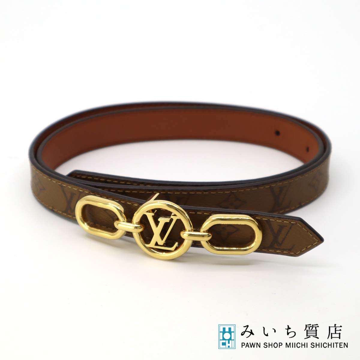 質屋 LV M0547 ベルト サンチュール・LV プリム 20MM リバーシブル ルイヴィトン 23k453-1 みいち質店