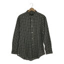 ルイヴィトン 質屋 LV ルイヴィトン LOUIS VUITTON チェック シャツ XL サイズ9 RM132M ベージュ 黒 衣類 服 長袖 H6525 みいち質店