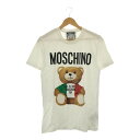 質屋 モスキーノ MOSCHINO Tシャツ テディベア THIS IS NOT A MOSCHINO TOY 46サイズ 211ZPV07202040 22s870-2 みいち質店