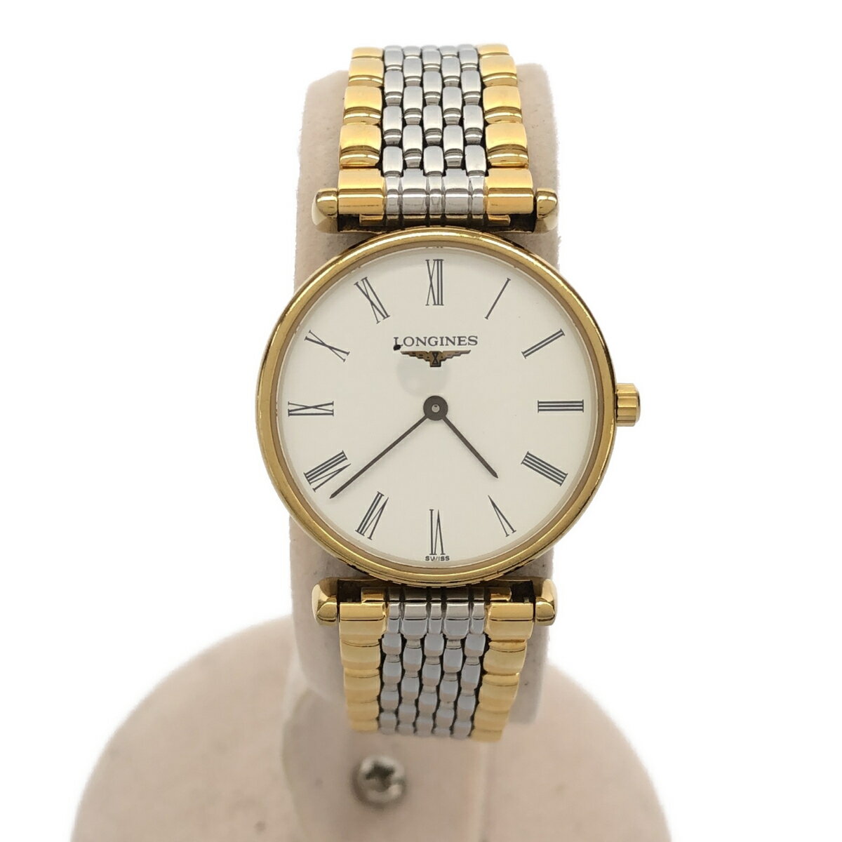 質屋 腕時計 稼働 ロンジン LONGINES L4.135.2 クォーツ レディース ホワイト色文字盤 H7682 みいち質店