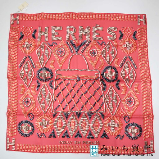 質屋 未使用 エルメス HERMES カレ70 IE VINTAGE KELLY EN PERLES ヴィンテージケリーと真珠 スカーフ ピンク ok171 みいち質店 質屋 未使用 エルメス HERMES カレ70 IE VINTAGE KELLY EN PERLES ヴィンテージケリーと真珠 スカーフ ピンク ok171 みいち質店