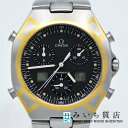 質屋 訳あり ジャンク 時計 稼働 オメガ OMEGA シーマスター ポラリスクロノグラフ クォーツ SS 2022.11電池交換済 M100 みいち質店(2)