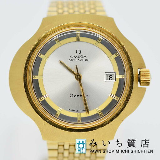 質屋 腕時計 稼働 オメガ OMEGA スティングレイ コブラ 166.121 ゴールド色 ジュネーブ Geneve 自動巻き H9508 みいち質店 質屋 腕時計 稼働 オメガ OMEGA スティングレイ コブラ 166.121 ゴールド色 ジュネーブ Geneve 自動巻き H9508 みいち質店