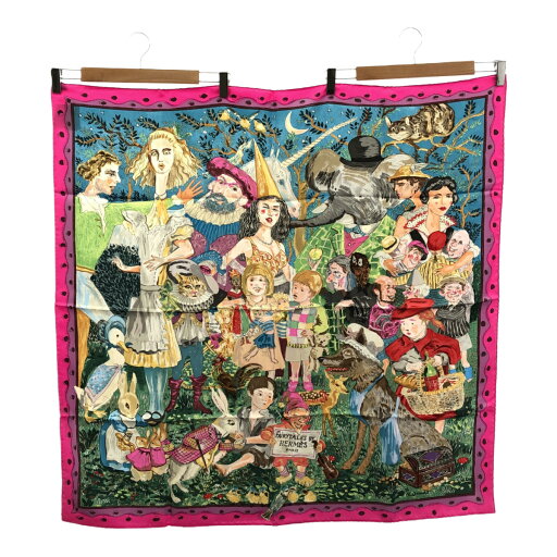 質屋 HERMES エルメス スカーフ カレ90 FAIRYTALES おとぎ話 シルク マルチカラー H13051 みいち質店 質屋 HERMES エルメス スカーフ カレ90 FAIRYTALES おとぎ話 シルク マルチカラー H13051 みいち質店