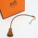 質屋 HERMES エルメス カルメンチータ チャーム レザー フリンジ H9073 みいち質店