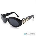 質屋 GIANNI VERSACE ジャンニ ヴェルサーチ サングラス メデューサ MOD.527 COL.N52 ブラックカラー ケース付 H13257 みいち質店