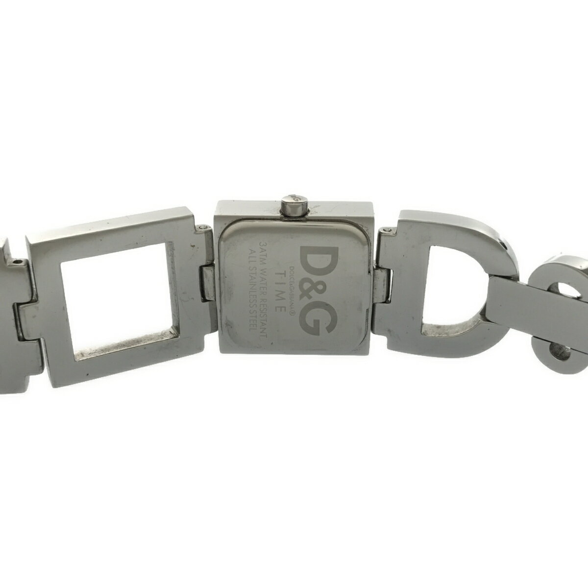 質屋 腕時計 稼働 DOLCE&GABBANA ドルチェアンドガッバーナ TIME クォーツ シルバー色文字盤 2025.2 電池交換済 H6828 みいち質店