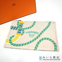 質屋 未使用 HERMES エルメス ヨッティングGM Canoe H カノエ H ポーチ ビタミン コットン100 箱有 ok747 みいち質店