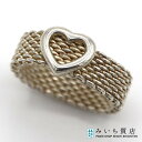 質屋 TIFFANY&Co. ティファニー リング サマセット メッシュ ハート 11.5号 シルバー925 約5.1g アクセサリー 箱有 H18182 みい...