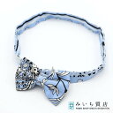 質屋 HERMES エルメス NOEUD PAPILLON ヌー パピヨン 蝶ネクタイ シルク100 ブルー 水色 服飾小物 M2358 みいち質店