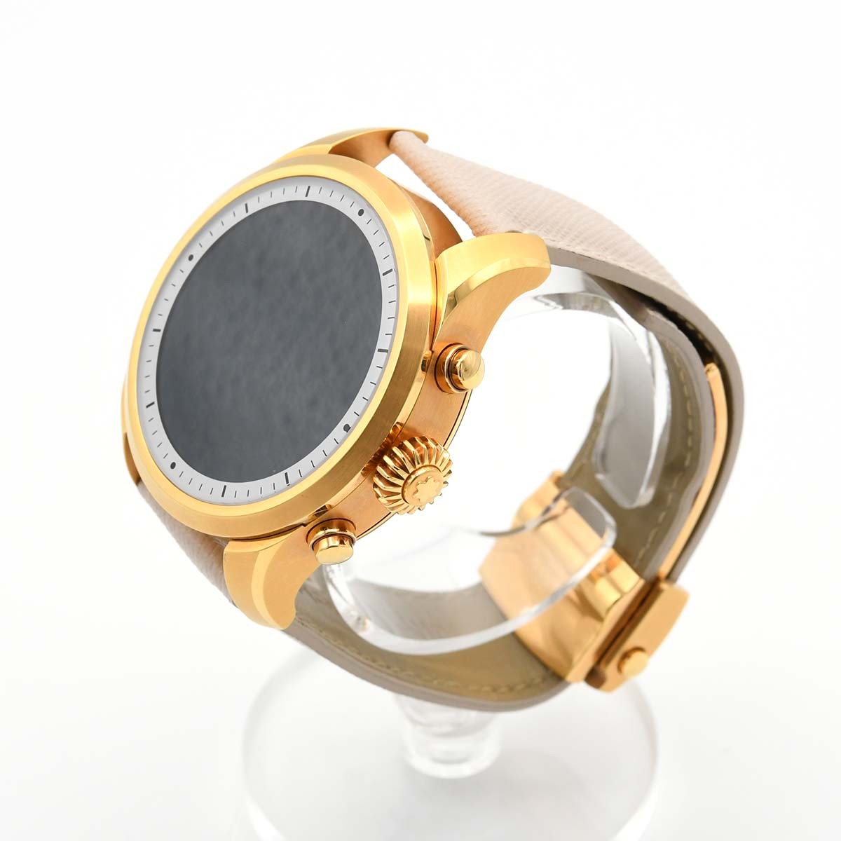 質屋 希少 腕時計 稼働 Montblanc モンブラン サミット M/N:S2T18 スマートウォッチ ゴールドカラー 充電器 H18270 みいち質店