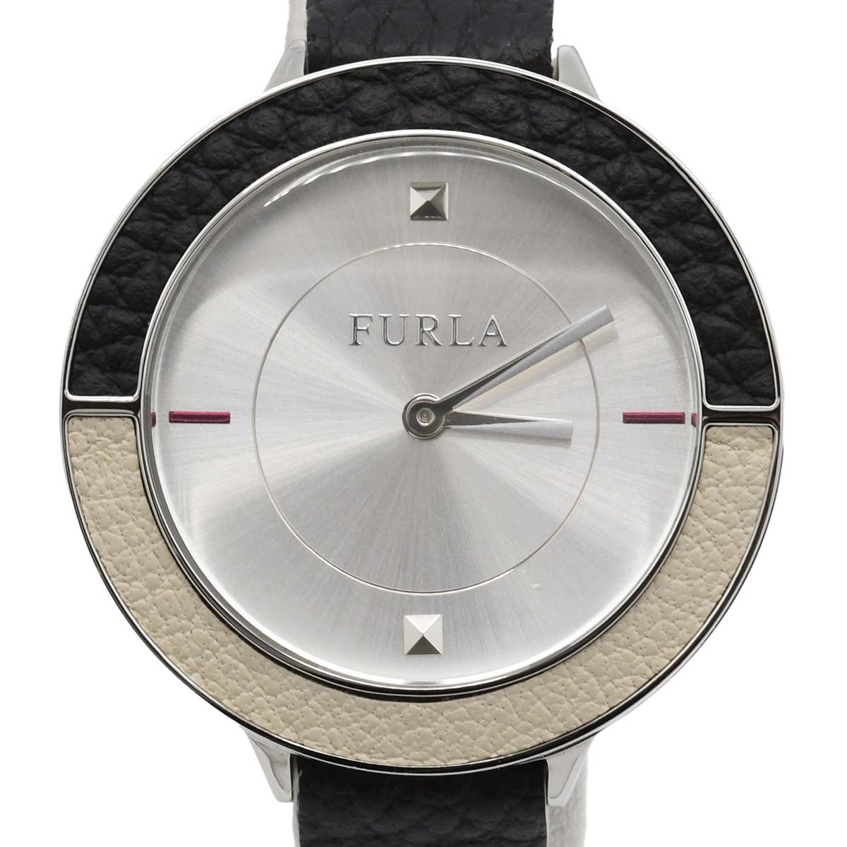 質屋 稼働 腕時計 FURLA フルラ 4251109504 クォーツ シルバー色文字盤 2025.08電池交換済 19S423-2 みいち質店