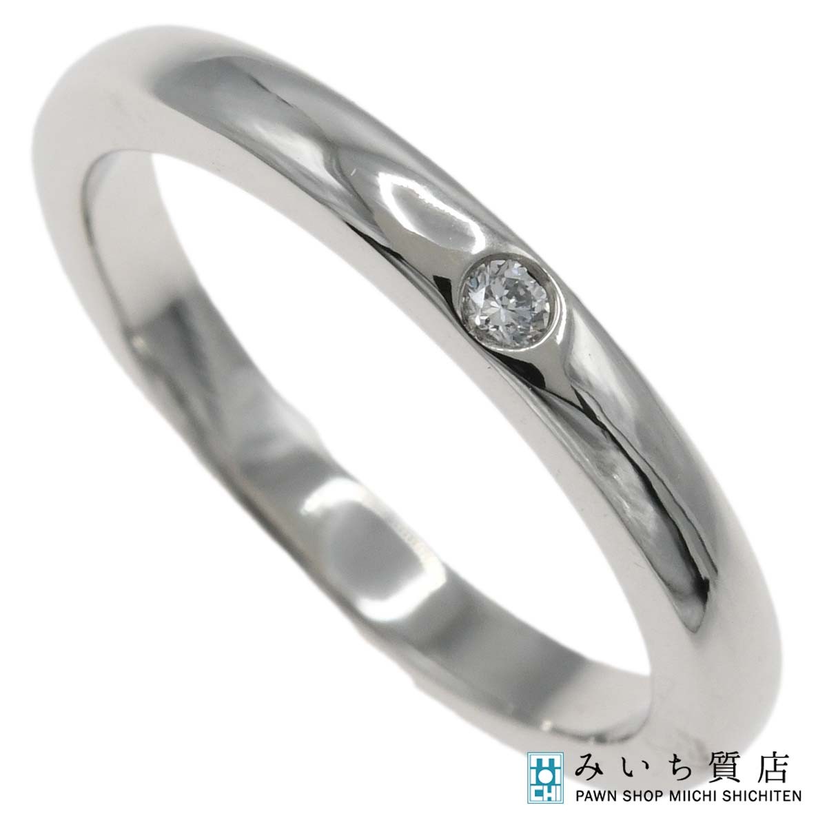 Rakuten - 質屋 仕上げ済 TIFFANY&Co. ティファニー リング ダイヤ pt950 1P 約4.3g ジュエリー ◆ H5537 みいち質店
