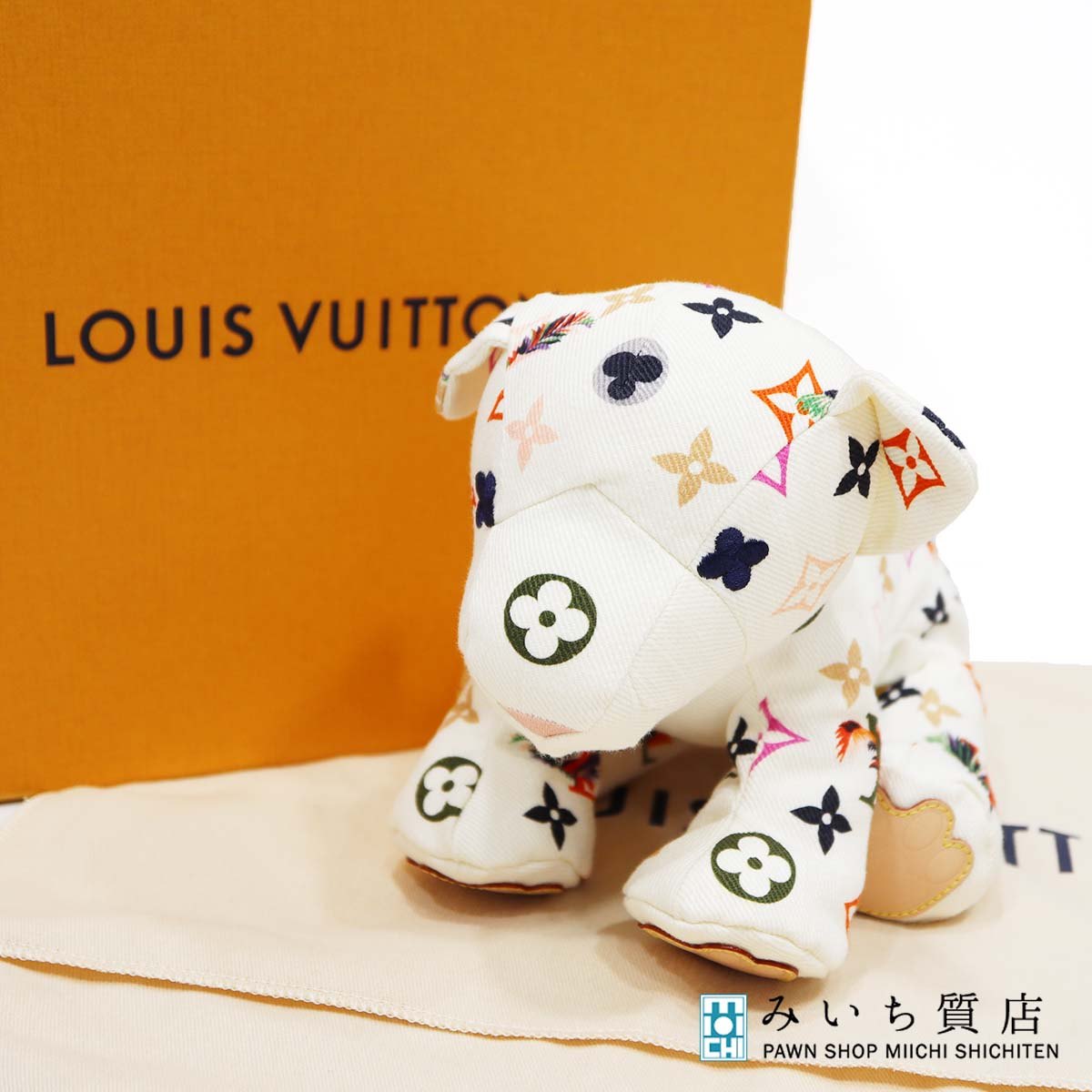 質屋 LOUIS VUITTON ルイヴィトン ぬいぐるみ ドゥドゥ・タイガー GI0735 コットン トラ 虎 おもちゃ ..