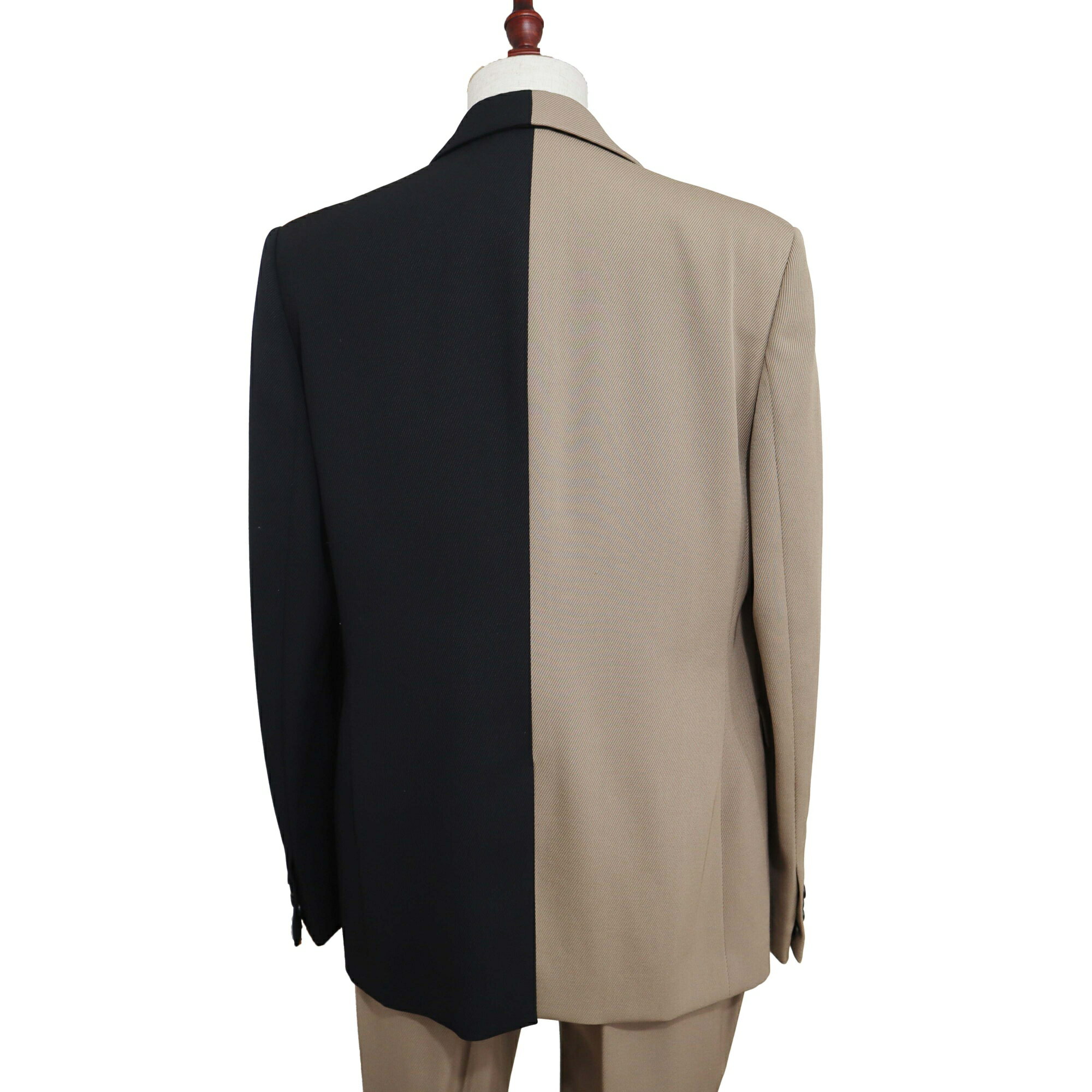 質屋 FENDI フェンディ セットアップ FJ0587 A9BM FB0531 A9BMバイカラー ブラウン/ブラック サイズ50 メンズ 24s1033-11 みいち質店