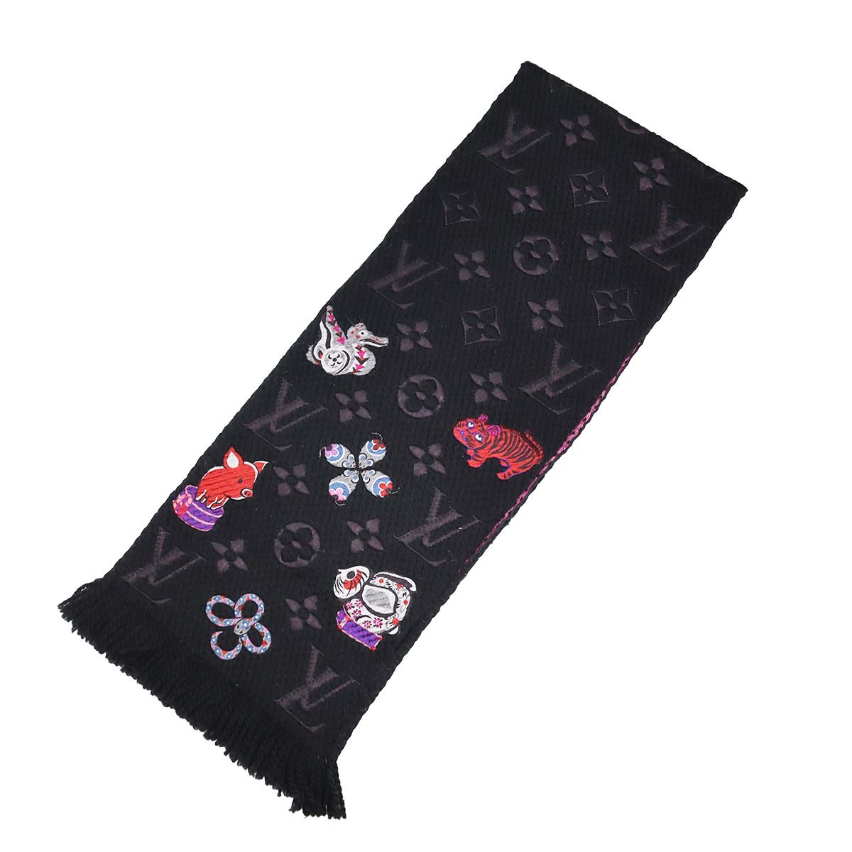 質屋 LOUIS VUITTON ルイヴィトン M71578 エシャルプ・ロゴマニア スーパーステイ...