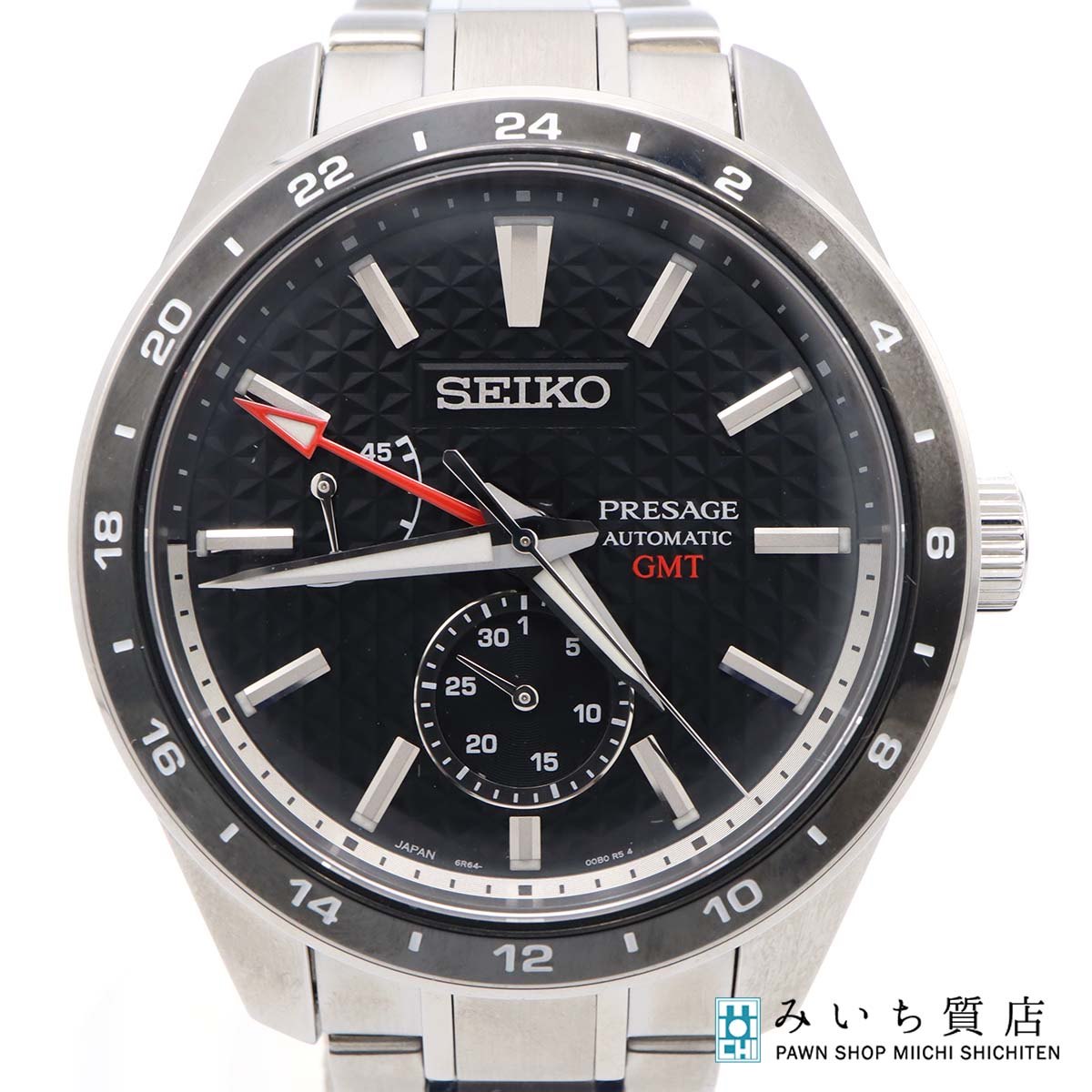 質屋 稼働 腕時計 SEIKO セイコー PRESAGE プレサージュ SARF005 6R64-00CO 自動巻き 箱保取説 23k52-1 みいち質店