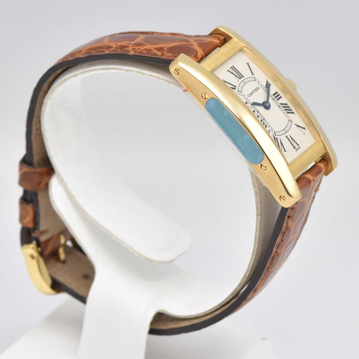 みいち質店の質屋 腕時計 稼働 Cartier カルティエ タンクアメリカン クォーツ 18K 1710 白色文字盤 H18353 みいち質店｜アングル3