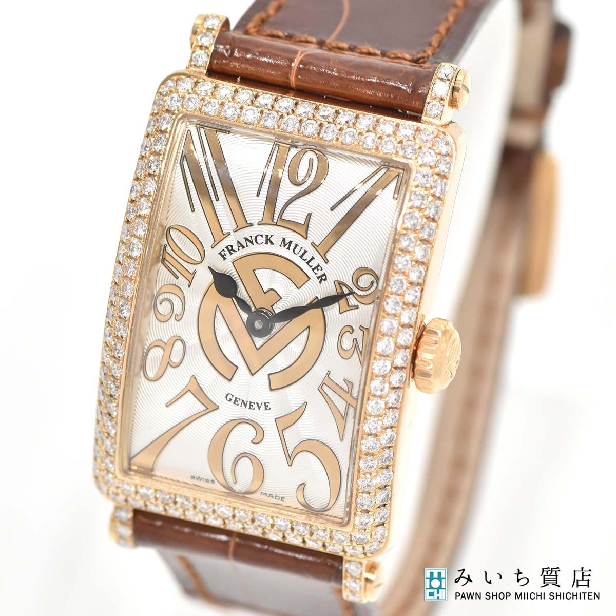 質屋 稼働 腕時計 FRANCK MULLER フランクミュラー ロングアイランド 902QZD クォーツ 750 総重量47.7g 2026.2電池交換済 mo335 みいち質店