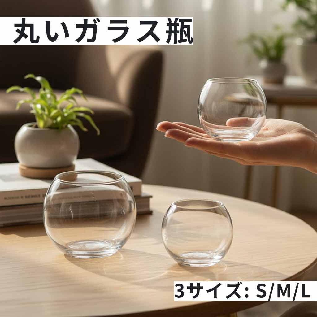 バブルボール ガラス 植木鉢 フラワーポット 水耕栽培 ハイドロカルチャー 花瓶 おしゃれ 透明 丸型 観葉植物 多肉植物 インテリア雑貨 北欧 卓上 9cm 10cm 12cm ガラス容器 水栽培 根観察 シンプル モダン 花器 鉢植え 植え替え用 ベ