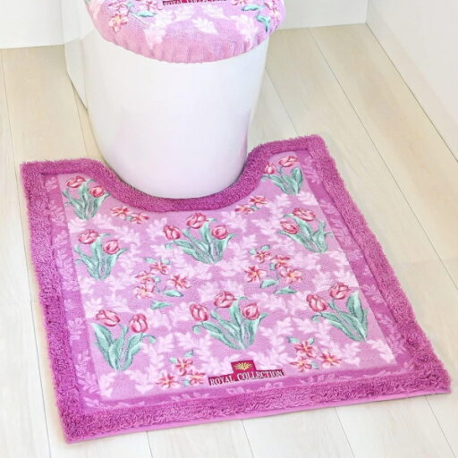 ロイヤルコレクション アーツ ロングトイレマット ピンク ロイヤルコレクション アーツ ロングトイレマット ピンク