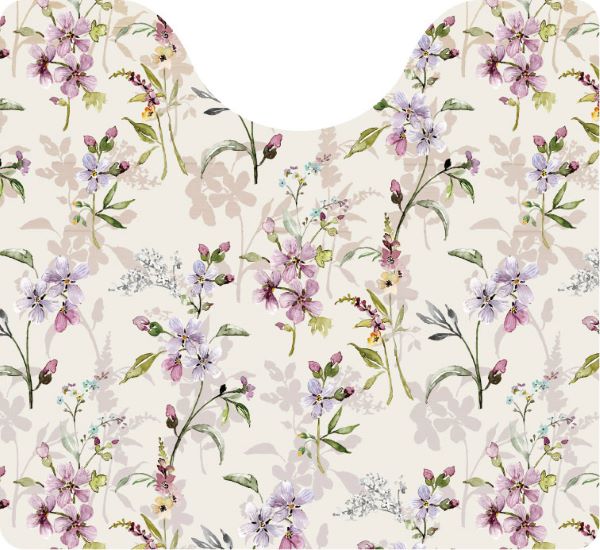 ヨコズナ　拭ける透明トイレ足元マットPVC　ラメット