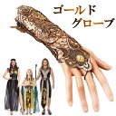 アームカバー ハロウィン グローブ 指出し 指あき 指なし 手袋 クレオパトラ エジプト アラビアン コスチューム 衣裳 仮装 舞台 クラブ イベント レディガ...