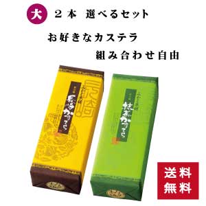 【ポイント10倍】長崎カステラ1号(大)550g×2本セット【送料無料！】