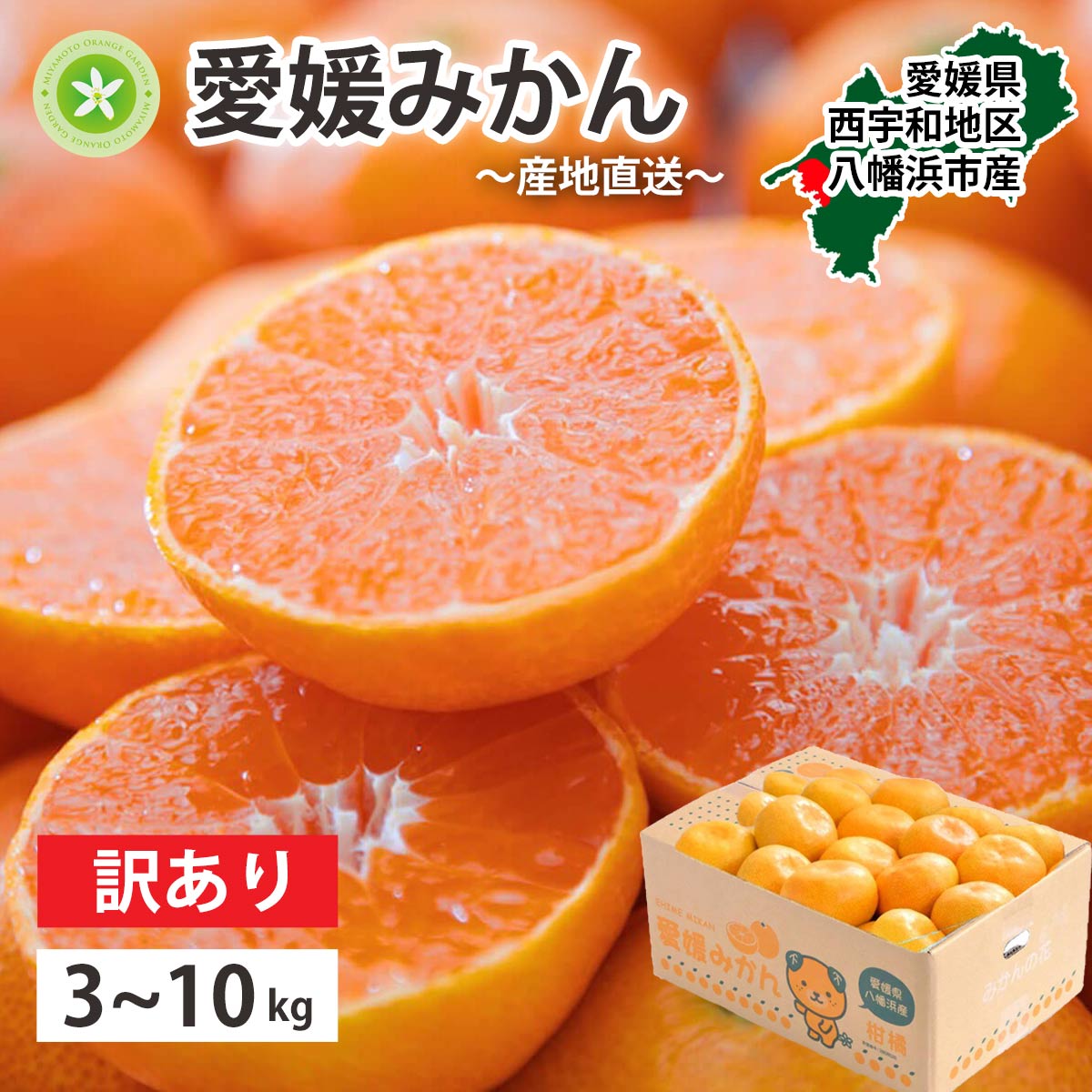 みかん 訳あり 愛媛みかん 愛媛 10kg 5kg 3kg 食べ切り 大容量 八幡浜 にしうわ 国産 西宇和 ブランド ご家庭用 箱買い ミカン 蜜柑 フルーツ...