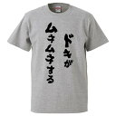 おもしろtシャツ みかん箱 ドキがムネムネする 【ギフト プレゼント 面白いtシャツ メンズ 半袖 文字Tシャツ 漢字 雑貨 名言 パロディ おもしろ 全20色 サイズ S M L XL XXL】