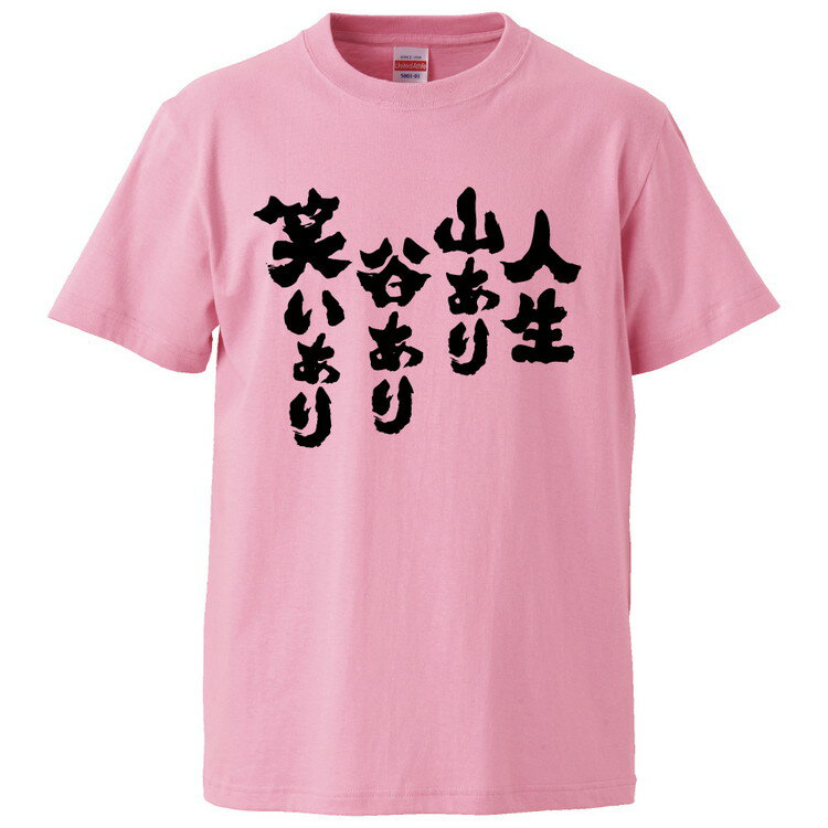 おもしろtシャツ みかん箱 人生山あり谷あり笑いあり 【ギフト プレゼント 面白いtシャツ メンズ 半袖 文字Tシャツ 漢字 雑貨 名言 パロディ おもしろ 全20色 サイズ S M L XL XXL】