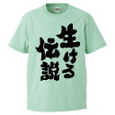 おもしろtシャツ みかん箱 生ける伝説 【ギフト プレゼント 面白いtシャツ メンズ 半袖 文字Tシャツ 漢字 雑貨 名言 パロディ おもしろ 全20色 サイズ...
