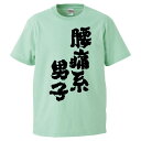 おもしろtシャツ みかん箱 腰痛系男子 【ギフト プレゼント 面白いtシャツ メンズ 半袖 文字Tシャツ 漢字 雑貨 名言 パロディ おもしろ 全20色 サイズ...