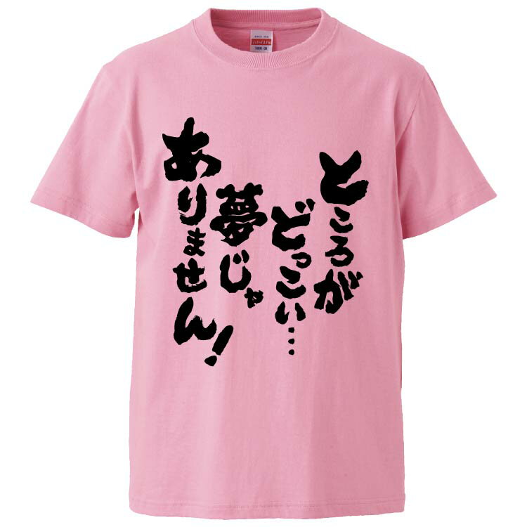 おもしろtシャツ みかん箱 ところがどっこい夢じゃありません 【ギフト プレゼント 面白いtシャツ メンズ 半袖 文字Tシャツ 漢字 雑貨 名言 パロディ おもしろ 全20色 サイズ S M L XL XXL】