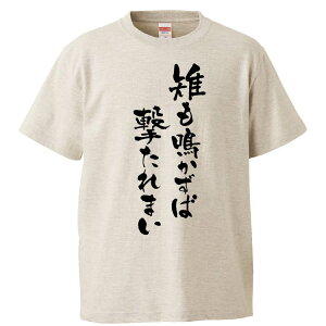 おもしろtシャツ みかん箱 雉も鳴かずば撃たれまい 【ギフト プレゼント 面白いtシャツ メンズ 半袖 文字Tシャツ 漢字 雑貨 名言 パロディ おもしろ 全20色 サイズ S M L XL XXL】