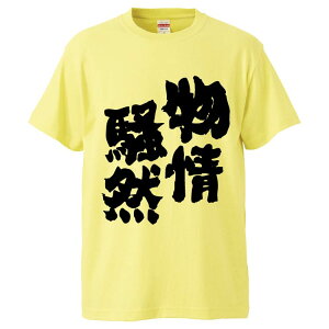 おもしろtシャツ みかん箱 物情騒然 【ギフト プレゼント 面白いtシャツ メンズ 半袖 文字Tシャツ 漢字 雑貨 名言 パロディ おもしろ 全20色 サイズ S M L XL XXL】