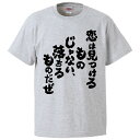 おもしろtシャツ みかん箱 恋は見つけるものじゃない、落ちるものだぜ 【ギフト プレゼント 面白いtシャツ メンズ 半袖 文字Tシャツ 漢字 雑貨 名言 パロデ...