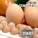 たまご 愛媛県産 卵 鶏卵 濃厚 こだわり製法 80個 サイ