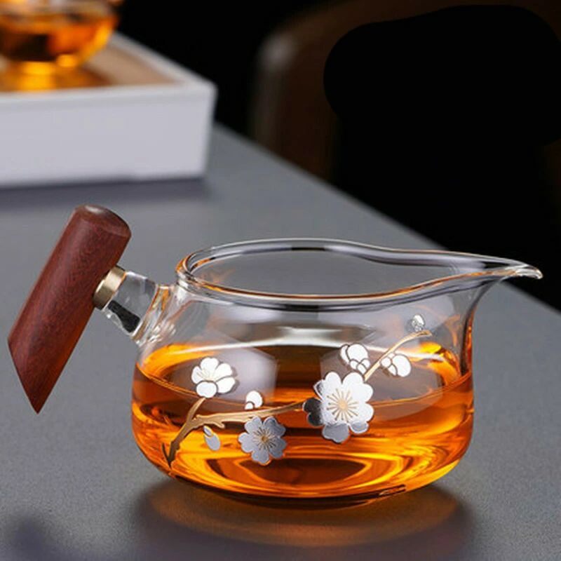 急須 ガラス ティーポット 耐熱ガラス公道杯 透明 耐熱ガラス 割れにくい 食洗機対応 水出し 茶ポット 分茶器 直火対応 ガラス製ポット