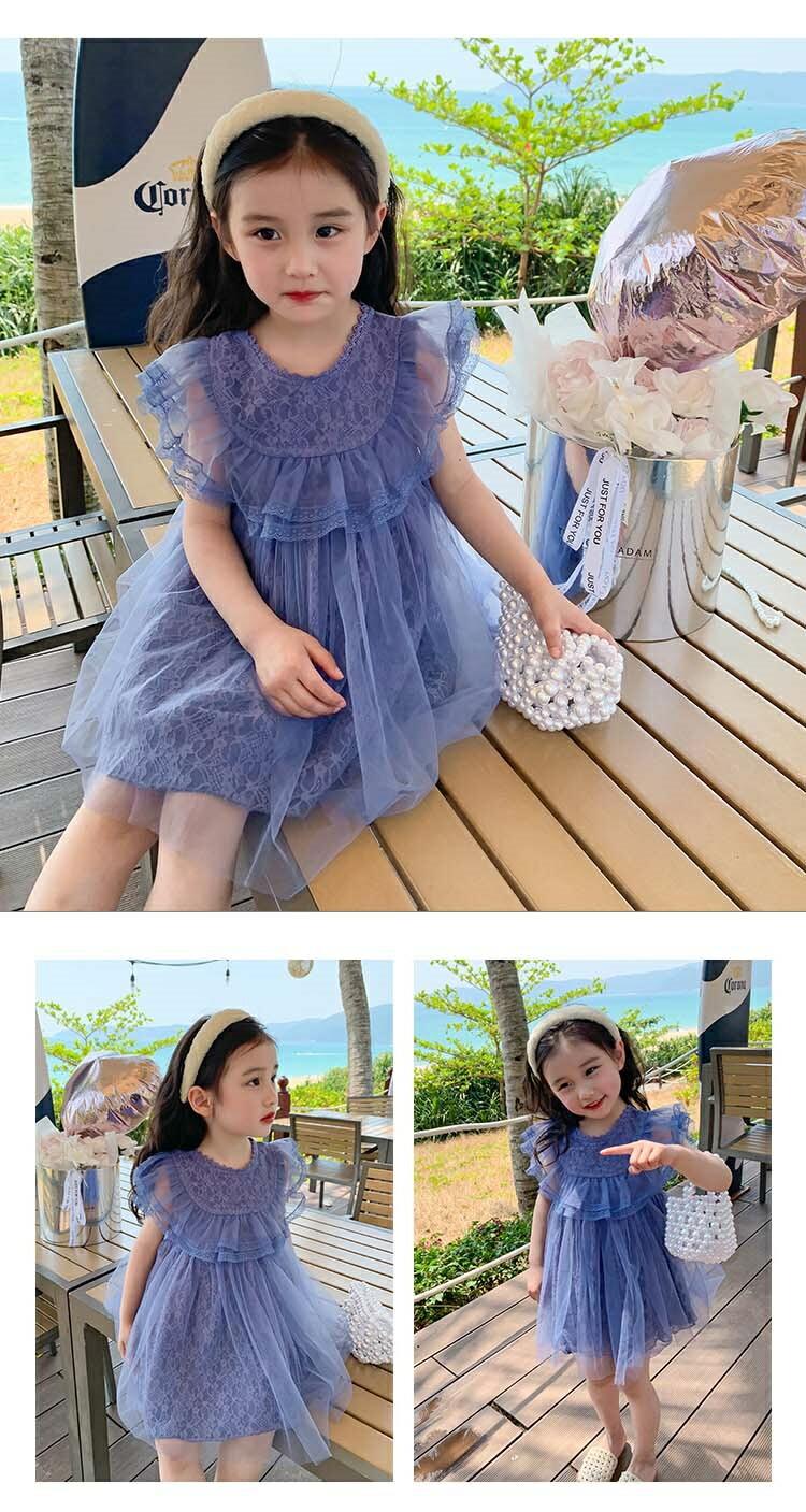 Rakuten - 子供服 ワンピース 女の子 子供 ドレス ピアノ 発表会 結婚式 春 夏 韓国子ども服 チュール キッズ おしゃれ ベビー服 ジュニア 卒園式