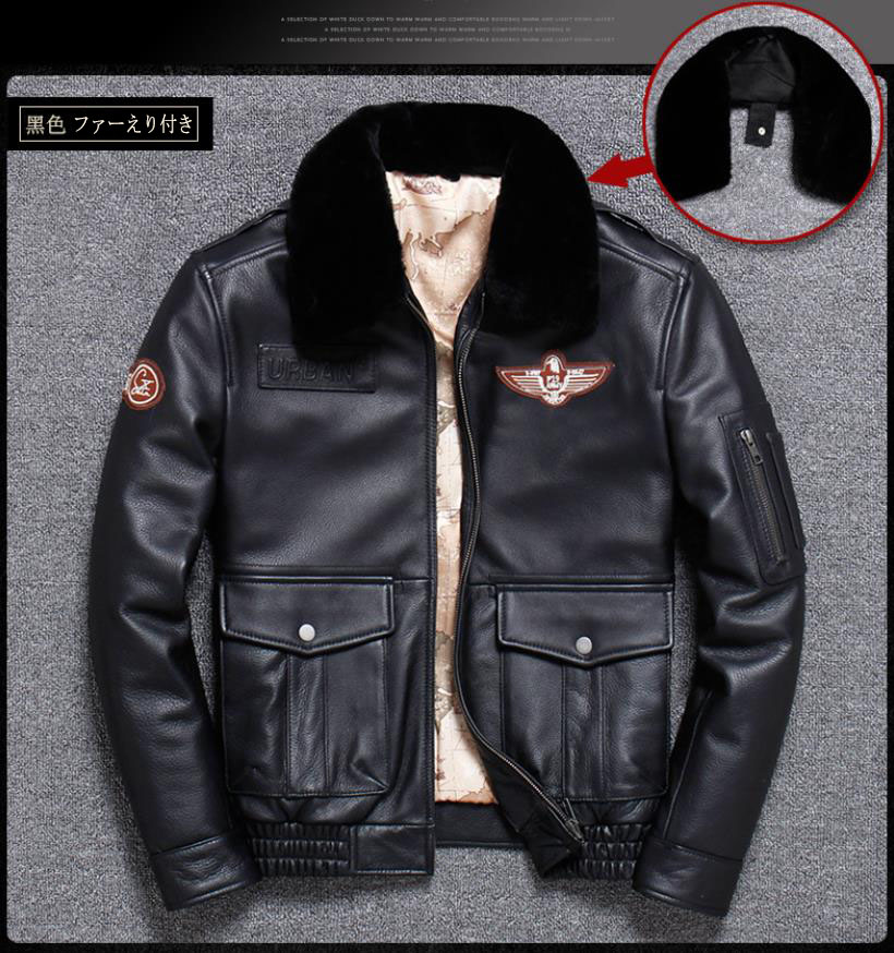 Rakuten - 本革ジャケット レザージャケット メンズ バイクジャケット 牛革 ヴィンテージ ライディング バイクウェア 男らしいシルエット 秋冬用 防風耐磨 大きいサイズ 革ジャン 皮ジャン ミリタリー ブルゾン 送料無料男らしいシルエット 秋冬用 防風耐磨