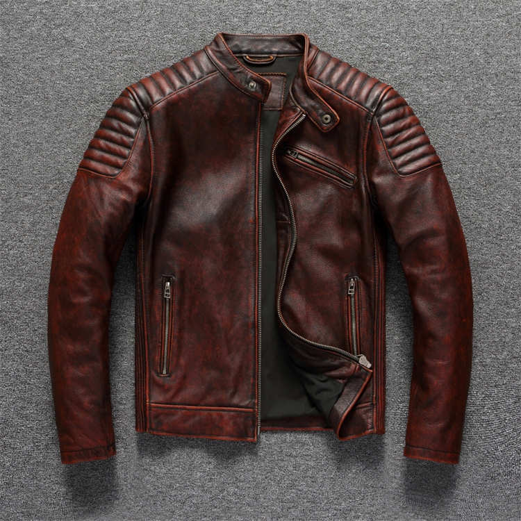 乐天商城 - 本革ジャケット レザージャケット メンズ バイクジャケット ショートジャケット ライディング バイクウェア 秋冬 防風 革ジャン 皮ジャン ミリタリー 送料無料