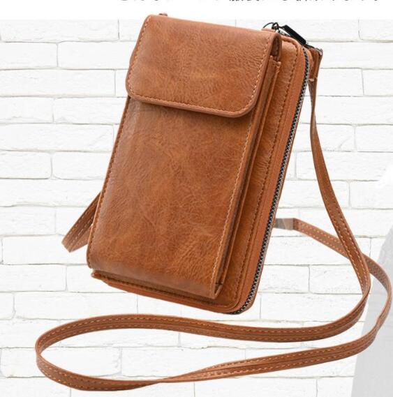 Rakuten - お財布ショルダー スマホショルダー 財布付き バッグ レディース スマホポーチ ショルダー レザー 本革風 ポシェット