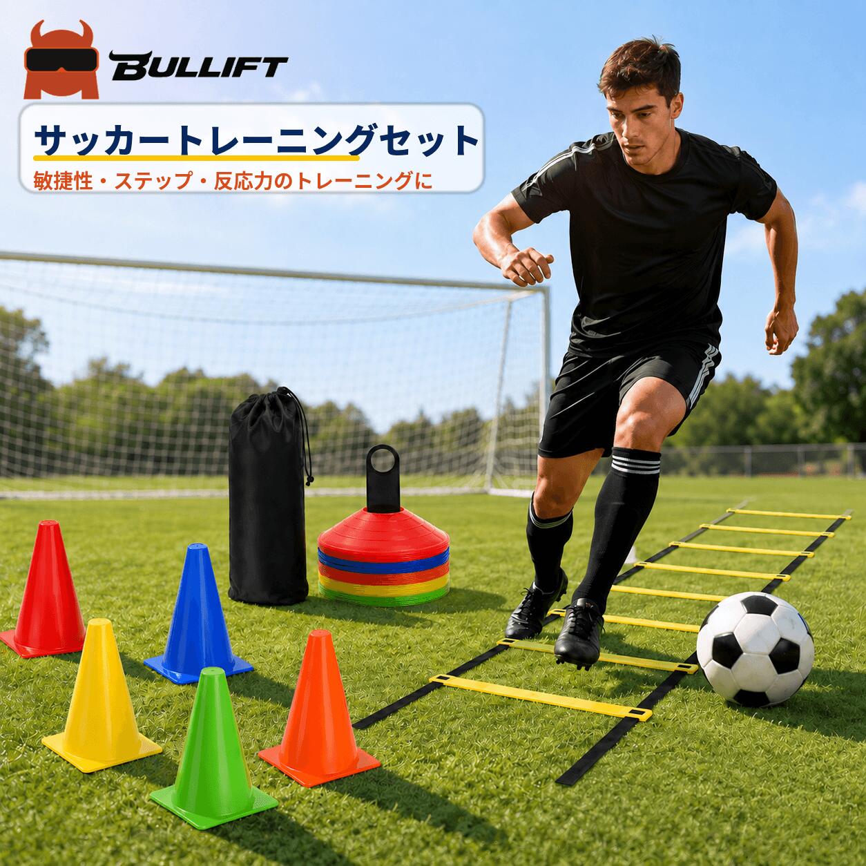アジリティラダー サッカー トレーニングラダー 折りたたみ式 フットワークトレーニング スピードトレーニング ポータブル 持ち運び コンパクト収納 スポーツ 練習器具 野球 バスケットボール バレーボール ラグビー 陸上