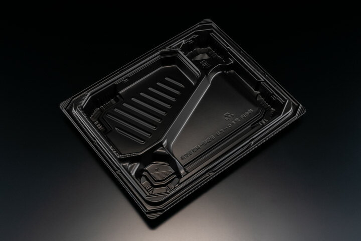 テイクアウト容器 バイオ 枠の内 煮80-2 ご飯180g 黒 ECO 使い捨てお弁当箱 小ロット ランチボックス 機能性バツグン プラスチック容器エコ 弁当箱 おしゃれなランチボックス 持ち帰り用弁当箱 業務用 レジャー イベント フェス 電子レンジOK