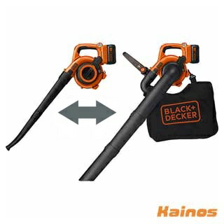 ブラックアンドデッカー 36V ガーデンブロワーバキューム セット品 【GWC36N】 (BLACK AND DECKER 落ち葉 枯れ葉 ブロワー バキューム 掃除 園芸 ガーデニング)のサムネイル