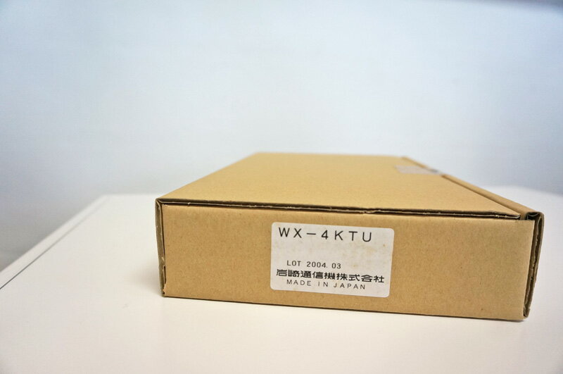 【新古品】岩崎通信機 岩通製WX-4KTU4多機能電話機ユニット未使用品となります。※中身確認の為開封してあるのもあります。 1