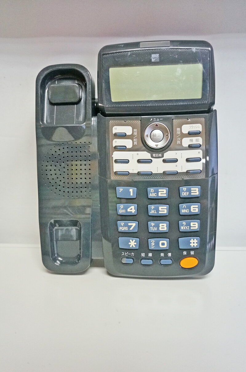 【中古】本体のみ【示名状修正有】値下げしましたSAXA(サクサ) Actys(XT300) 標準電話機 黒 ビジネスホン、標準タイプの電話機 LD600(K)ハンドセット、カールコード無しです。動作確認済み。