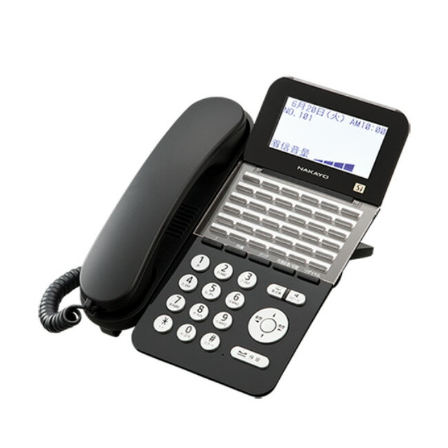 【新品】ナカヨ製(NAKAYO) Siシリーズ 36ボタン標準電話機 黒 ブラック ビジネスホン 36キー漢字表示LCD バックライト　NYC-36SI-SDB発注商品の為ご注文後のキャンセル、返品、交換は出来ません。