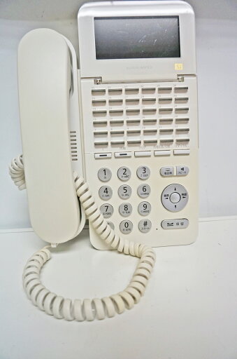 【中古】受話器に傷・薄く黄ばみがあるため特価品NAKAYO(ナカヨ) Siシリーズ36ボタン標準電話機 白ビジネスホン、標準タイプの電話機 NYC-36Si-SDW動作確認済み。 【中古】受話器に傷・薄く黄ばみがあるため特価品NAKAYO(ナカヨ) Siシリーズ36ボタン標準電話機 白ビジネスホン、標準タイプの電話機 NYC-36Si-SDW動作確認済み。